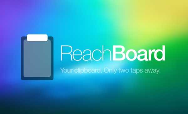 ReachBoard le permite echar un vistazo a su portapapeles de iOS en la vista de Accesibilidad