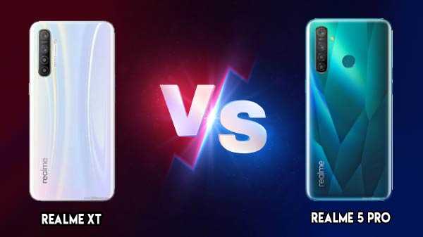 Realme XT Vs Realme 5 Pro Lequel devriez-vous acheter?