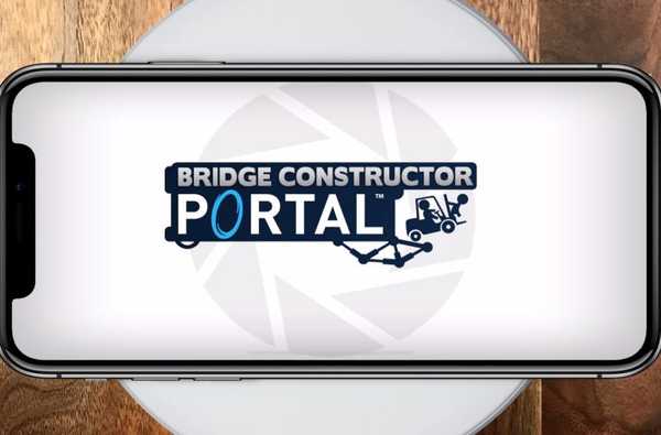 Portalul Bridge Constructor Portal aduce gazdă GLaDOS AI cu diavolă pe mobil