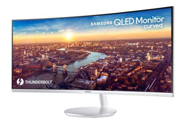 Debut Samsung melengkung monitor Thunderbolt 3 di depan CES