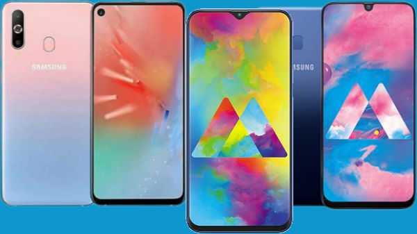 Smartphones Samsung Galaxy M Series para comprar na Índia