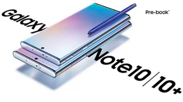 Samsung Galaxy Note 10, Galaxy Note 10+ Pre-Order - Mejores sitios para pre-ordenar