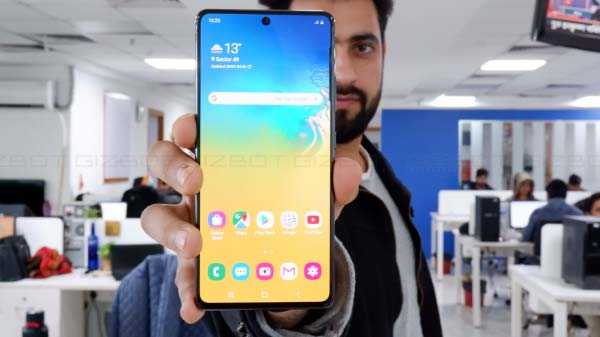 Samsung Galaxy S10 Lite Display, Akku und Gameplay-Leistung getestet