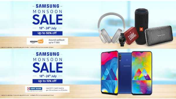 Samsung Monsoon Sale (18 till 24 juli) - Få upp till 47% rabatt på smartphones, TV-apparater och mer