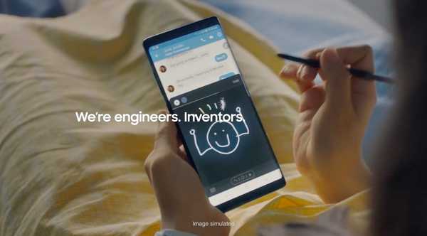 De mooi uitgevoerde video van de merkfilosofie van Samsung zegt Doe wat je niet kunt is niet alleen een slogan