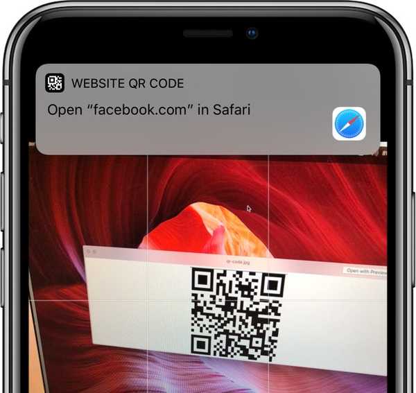 Memindai kode QR di iOS 11 Aplikasi kamera dapat membawa Anda ke situs web berbahaya