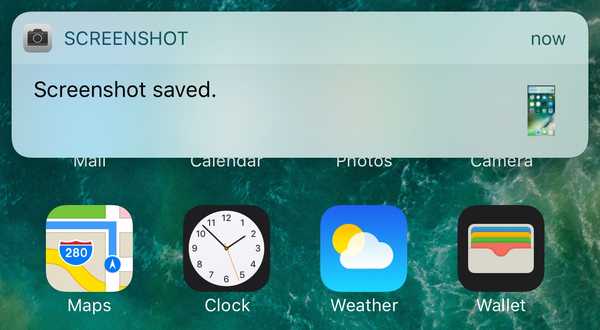 ScreenshotBanners offre un aperçu de vos captures d'écran dans les notifications de bannières