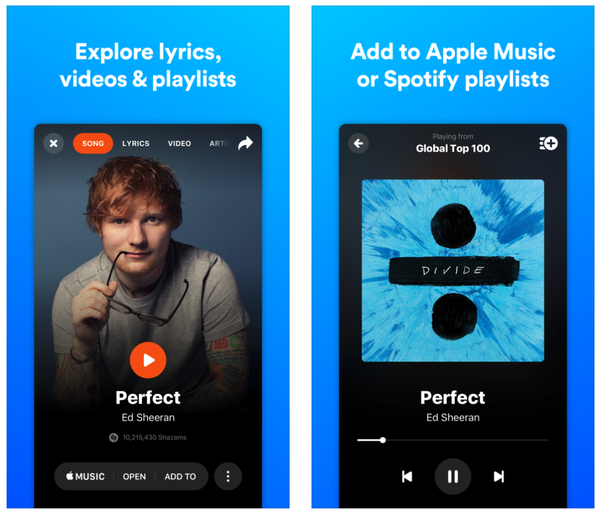 Shazam för iOS får uppdaterad design, lyrik i realtid och mer
