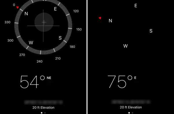 Semplifica l'interfaccia utente dell'app Compass con sleekCompassView