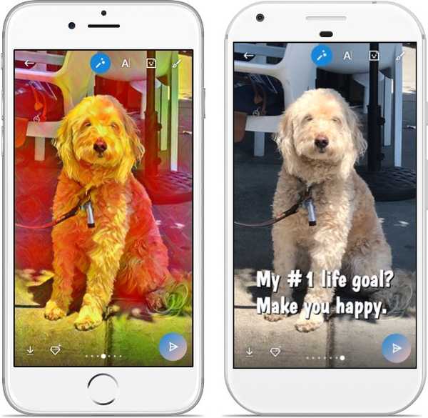 Skype para iOS obtiene filtros de fotos similares a Snapchat