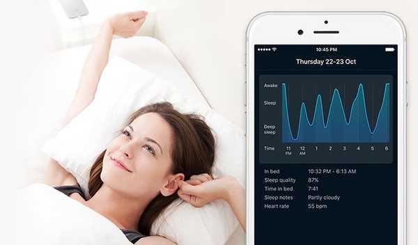 Sleep Cycle te aruncă în tăcere prin intermediul Apple Watch Taptic Engine când sforăie