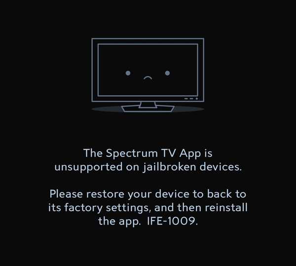 Specbreak omgår gjenkjenning av jailbreak i Spectrum TV-appen