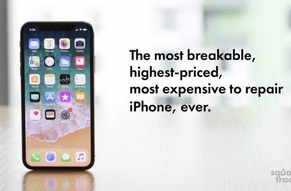 Squaretrade iPhone X es el iPhone más frágil de la historia