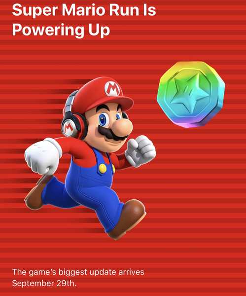 Super Mario Run sta ottenendo una riduzione temporanea dei prezzi e molti nuovi contenuti il ​​29 settembre