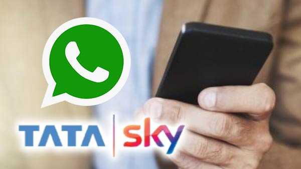 Tata Sky On WhatsApp Kontrollera saldot, lägg till paket och mer