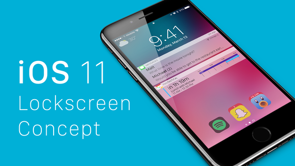 Este genial concepto de iOS 11 aportaría más potencia a la pantalla de bloqueo de tu iPhone