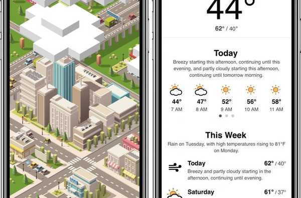 Tinyclouds è una bellissima e affascinante app meteo per iOS