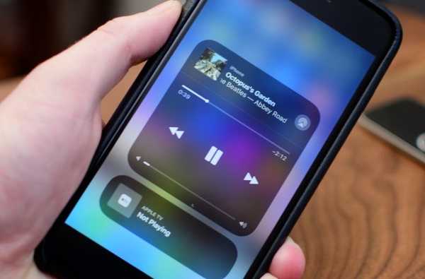 Tippe den schnellsten Weg, um AirPlay als Ausgabe auf iPhone & iPad umzuschalten