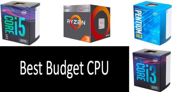 TOP 5 des meilleurs CPU de budget