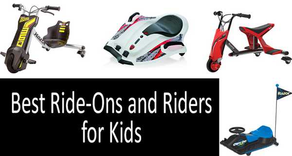TOP-5 Los mejores Ride-Ons y Riders para niños de 6 años en adelante