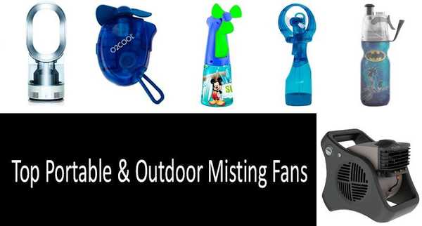 Top-8 tragbare persönliche & Outdoor-Nebel-Fans