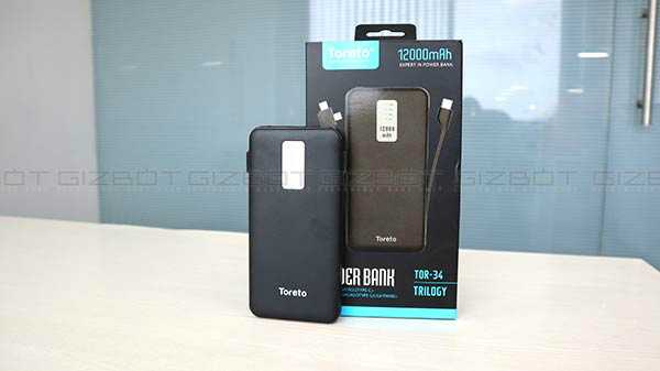 Toreto Trilogy 12000mAh Power Bank Review - Ditch Your Tangled Charging Kabler