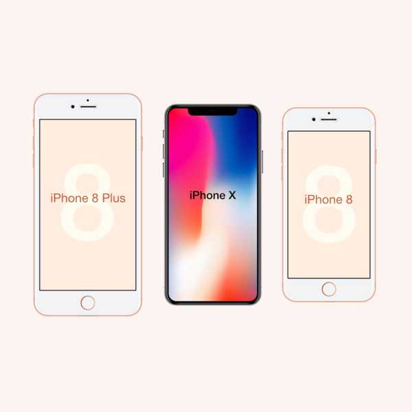 Cobalah ukuran iPhone 8 dan iPhone X baru dalam kehidupan nyata