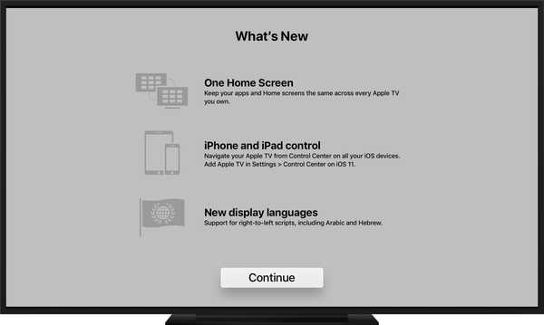 tvOS 11 pour Apple TV désormais disponible au public