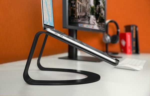 O novo suporte MacBook da Twelve South tem um design de fita fluida que presta homenagem ao Apple Park