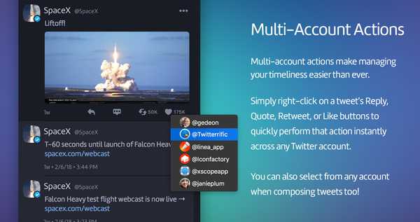 Twitterrific voor Mac pakt belangrijke functies voor meerdere accounts op en verlaagt de prijs tijdelijk