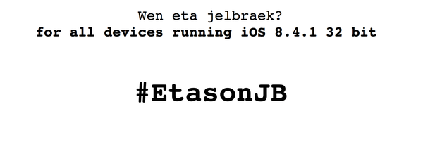 Lanzamiento de jailbreak sin ataduras de 32 bits para iOS 8.4.1 lanzado