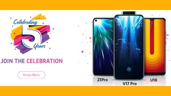 Vivo celebra cinque anni in India con sconti interessanti