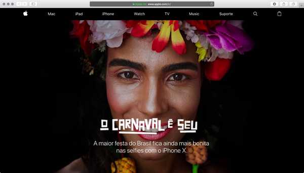 Vea los nuevos anuncios de Selfies en iPhone X de Apple que celebran el Carnaval anual de Brasil