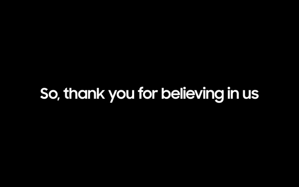 Regardez la vidéo de remerciement de Samsung aux fidèles fans de Note