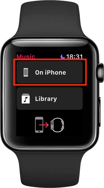 O watchOS 4.3 restabeleceu a navegação na biblioteca de músicas do iPhone