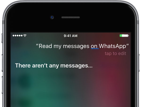 WhatsApp für iPhone erhält die Siri-Sprachunterstützung zum Lesen neuer Nachrichten und anderer neuer Funktionen