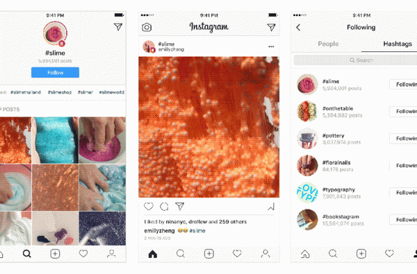 Du kan nå følge spesifikke hashtags i Instagram-strømmen din