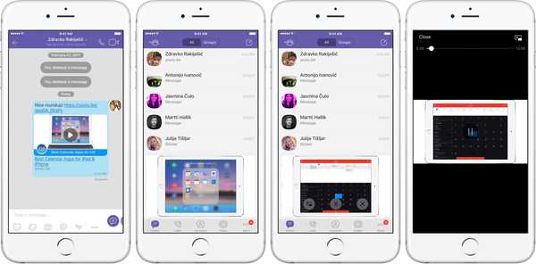 Ahora puede ver videos de YouTube mientras hace otras cosas en Viber para iPhone