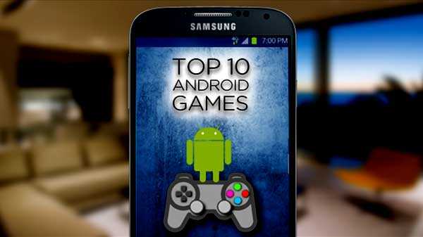 10 högt rankade spel för Android