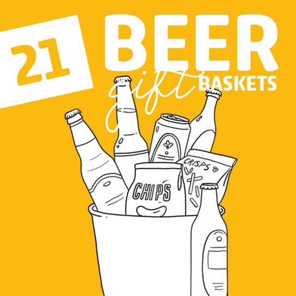 21 cestas de presentes de cerveja (O Santo Graal dos presentes de cerveja)