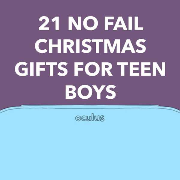 21 No Fail Weihnachtsgeschenke für Teen Boys