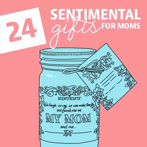 24 sentimentala gåvor för mamma