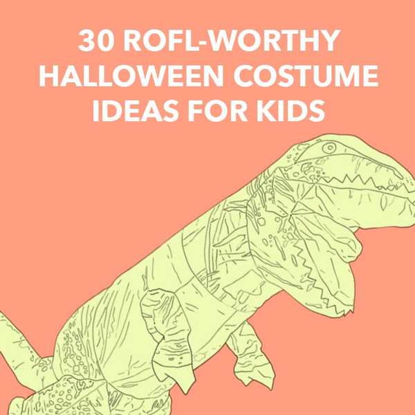 30 ROFL-värdefulla Halloween kostymidéer för barn (dessa är underbara!)