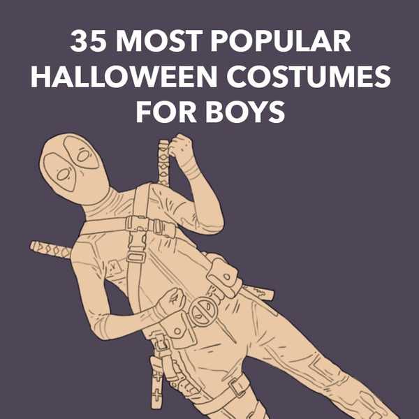 35 mest populära Halloween-kostymer för pojkar (klassiskt och nytt)