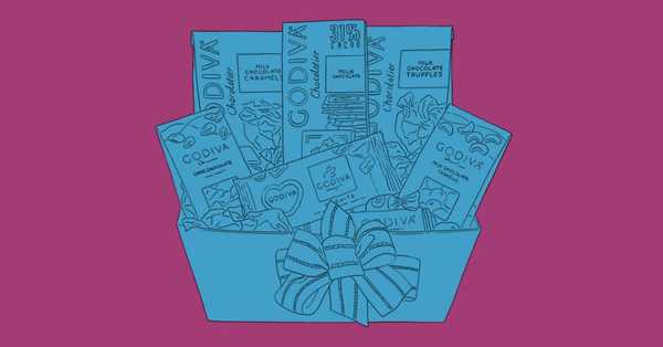39 cestas de presentes Godiva para amantes de chocolate
