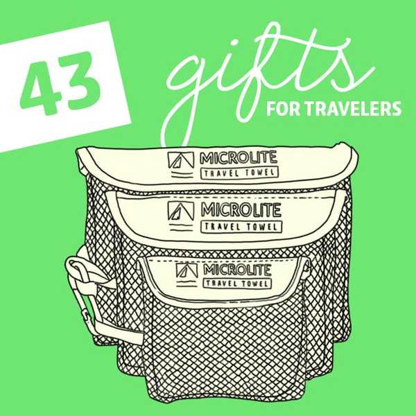 43 regalos que cambian la vida de los viajeros