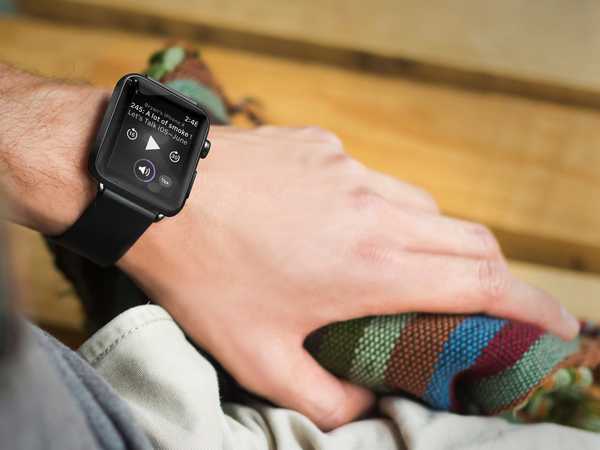 Pandangan pertama pada aplikasi Podcast di Apple Watch di watchOS 5