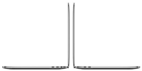 Los cuatro puertos Thunderbolt 3 en el MacBook Pro de 13 pulgadas de 2018 son de alta velocidad