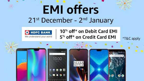 Amazon EMI Fest-aanbiedingen Koop Nokia 8, Galaxy S9 Plus, Oppo R17 Pro, Xperia XZ2 en meer op EMI