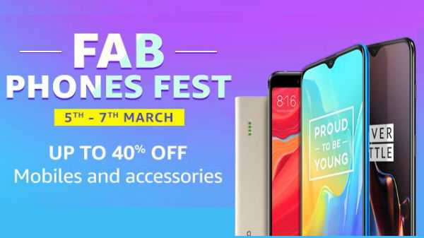 Amazon FAB Phone Fest (5 - 7 martie) Reduceți până la 40% reducere pe smartphone-uri